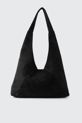 Faux Suede Tote Bag